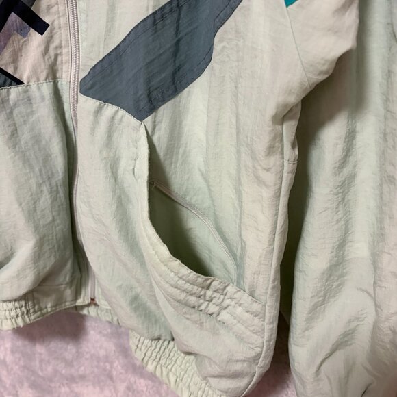 Vintage Lotto Track Suit Womens Small Green Retro Jacket Pants Warm-Up Soccer - Picture 7 of 16